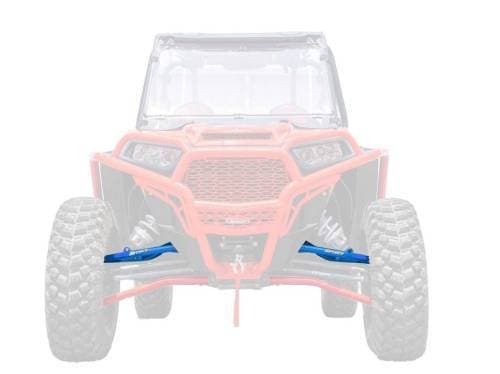 SuperATV High Clearance A-Arms for Polaris (2014-23) RZR XP 1000 (Non-Adjustable, Upper, Heavy-Duty 4340 Chromoly Steel) Blue