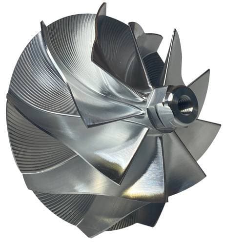 AVP Billet Turbo Compressor Wheel, Ford (1994-03) 7.3L, TP38 & GTP38 Garrett Turbos, Stage 1.5 (9 Blade)