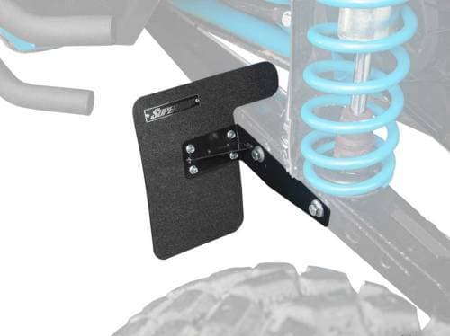 SuperATV Mud Flaps for Can-Am (2017-24) Maverick X3 (Fits Super ATV Trailing Arm Only)