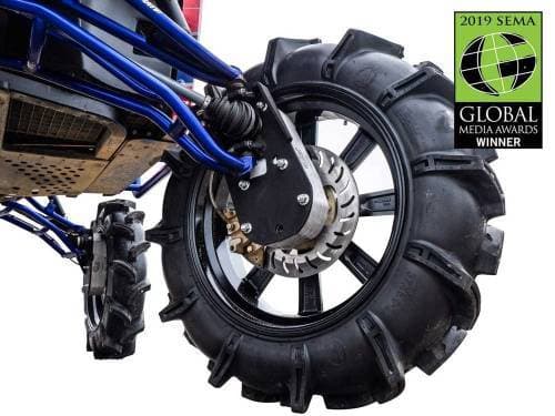 SuperATV 8" Portal Gear Lift for Polaris (2015-16) Ranger Full Size XP 570 (Single Idler, Crew Cab, Cast Housing, 60% Gear Reduction, w/ Frame Stiffener)