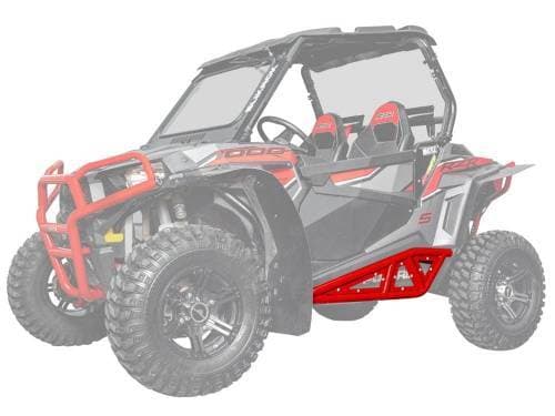 SuperATV Heavy Duty Rock Sliders for Polaris (2015-20) RZR 900 (Red)