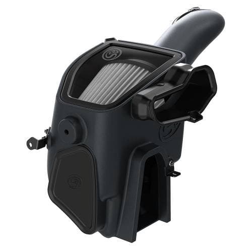 S&B Cold Air Intake for Ford (2020-25) Super Duty, 6.7L Power Stroke (Dry Extendable, White)