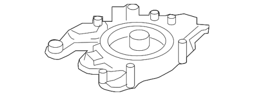 Ford Motorcraft Oil Filter Cover/Adapter, Ford (2003) 6.0L Powerstroke
