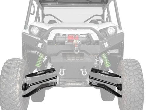 SuperATV 3" Long Travel Kit for Kawasaki (2016-24) Teryx (w/out Ball Joints) *Black*