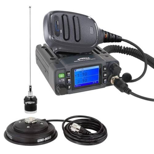 Rugged Radios Radio Kit - GMR-25 Waterproof GMRS Band Mobile Radio with Antenna