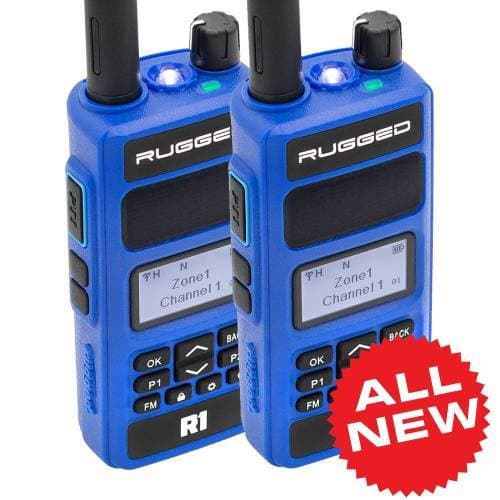 Rugged Radios 2 Pack Rugged R1 Business Band Handheld - Digital and Analog