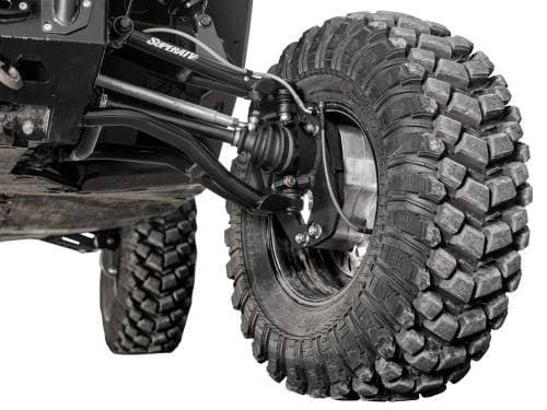 SuperATV 4" Portal Gear Lift for Can-Am (2019-24) Maverick Sport (Standard or DPS Edition, Dual Idler, Billet housing, 15% Gear Reduction)