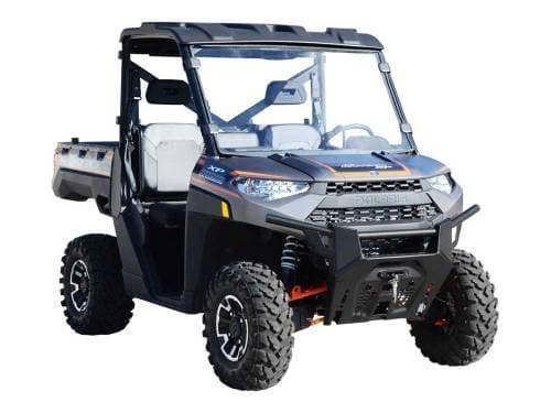 SuperATV Full Windshield for Polaris (2020-24) Ranger 1000 (Scratch Resistant Polycarbonate -Clear)