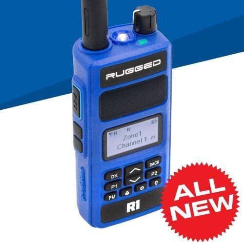 Rugged Radios R1 Business Band Handheld - Digital and Analog