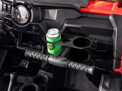 SuperATV Grab Bar Cup Holder for Polaris (2008-26) RZR (Black)