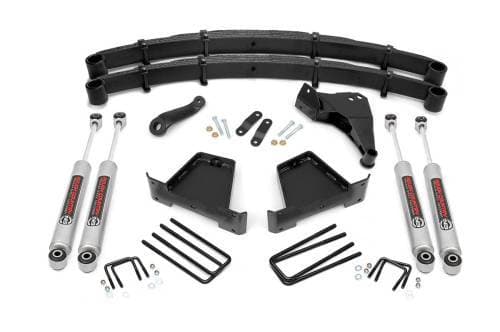 Rough Country Lift Kit for Ford (2000-05) Excursion Diesel 4x4, 5" with Premium N3 Shocks