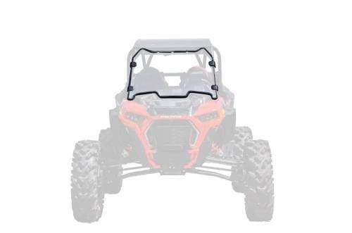SuperATV Scratch-Resistant Full Windshield for Polaris (2018-21) RZR XP Turbo S