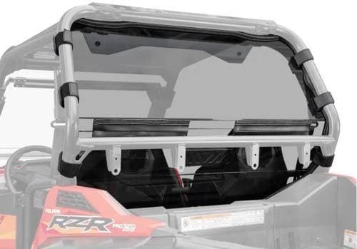 SuperATV Rear Vented Windshield for Polaris (2016-20) RZR S 1000