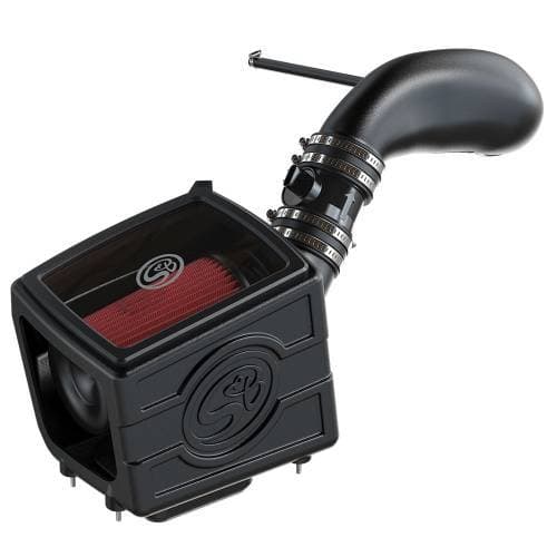 S&B Cold Air Intake Kit for Chevy/GMC (1999-07) Silverado, GMC Sierra 1500, 2500, 3500 / (2007-08) Tahoe, Yukon (Cotton Cleanable, Red)