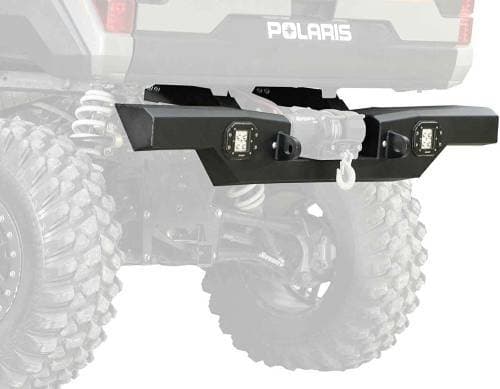 SuperATV Winch Ready Rear Bumper for Polaris (2020-24) Ranger 1000
