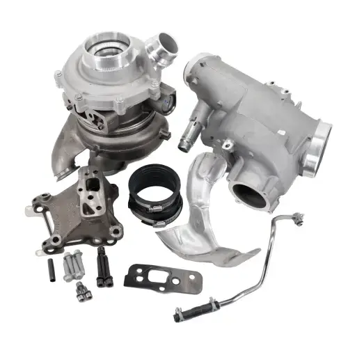 KC Turbos Warlock Turbo Retrofit Kit for Ford (2011-14) 6.7L Power Stroke, Stage 1 (Need Lower Intake Manifold)