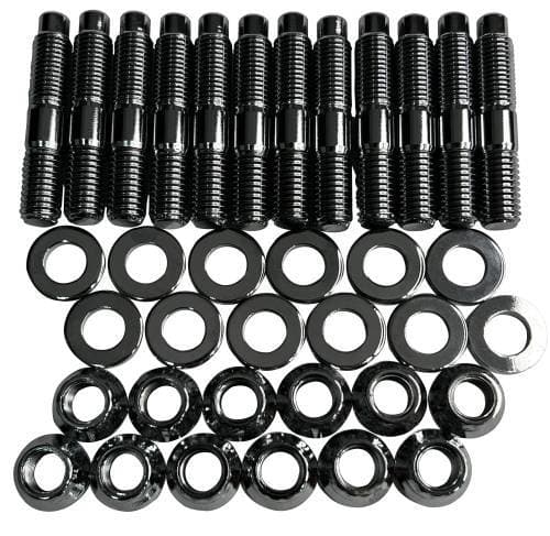 Gator Fasteners Heavy Duty Exhaust Manifold Stud Kit for Dodge/Ram (1994-25) 5.9L & 6.7L Cummins Diesel (Chrome)