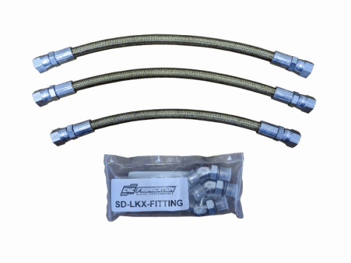 CNC Fabrication HPOP Lines w/ Crossover Line, Ford (1994.5-97) 7.3L Powerstroke