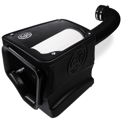 S&B Cold Air Intake Kit for Chevy/GMC (2017-19) 1500 (2017-20) Tahoe/Suburban/Yukon/Escalade 5.3L/6.2L (Dry Extendable, White)