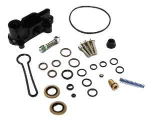 AVP Adjustable Fuel Pressure Regulator "Blue Spring" Upgrade Kit, Ford (2003-07) 6.0L Power Stroke (Black Housing)