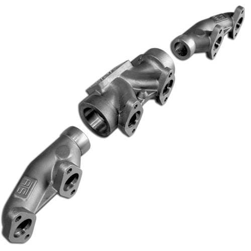 ATS Pulse Flow Exhaust Manifold Kit for Dodge (1994-98) 5.9L Cummins, 3-Pc T4