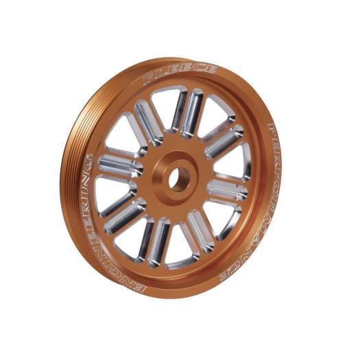 Fleece Performance Cummins Dual Pump Spoke Pulley (Orange)