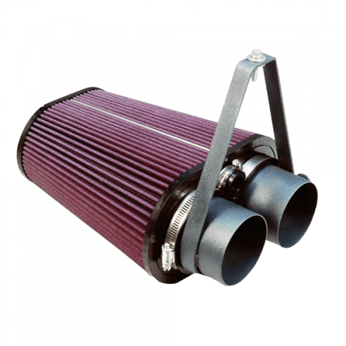 S&B Cold Air Intake for Ford (1988-95) F-150/F-250/F-350, Bronco (Cotton Cleanable, Red)