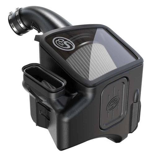 S&B Cold Air Intake for Chevy/GMC (2020-23) Silverado / Sierra Duramax L5P 6.6L Diesel (Dry Extendable, White)