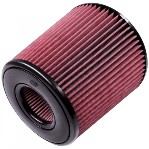 S&B Replacement Filter for AFE 21-90028, 24-90028, 24-91032, 72-90028, Intake, (Cotton Cleanable, Red)