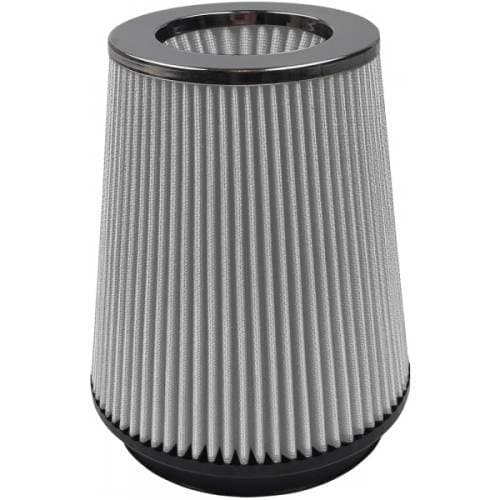 S&B Intake Replacement Filter for Ford (1997-02) F-150/F-250/Lincoln/Expedition/Navigator, (Dry Extendable, White)