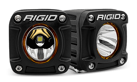 Rigid Industries Revolve Pod Pair (Backing Light Color, Amber)