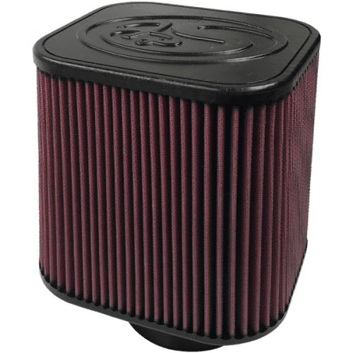 S&B Intake Replacement Filter for Dodge (1994-07) 2500/3500 5.9L, (Cotton Cleanable, Red)