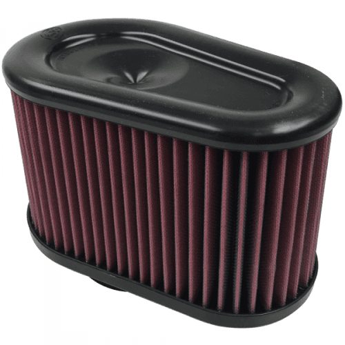 S&B Intake Replacement Filter for Ford (2003-07) F-250/F-350/Excursion 6.0L (Cotton Cleanable, Red)