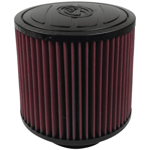 S&B Intake Replacement Filter for Chevy/GMC (2009-15) Yukon/Tahoe/Escalade/Avalanche/Suburban/1500/2500/3500 (Cotton Cleanable, Red)