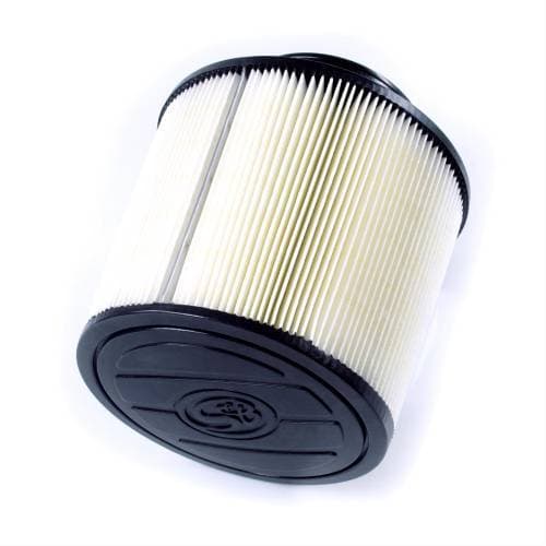 S&B Intake Replacement Filter for Chevy/GMC (2009-15) Yukon/Tahoe/Escalade/Avalanche/Suburban/1500/2500/3500 (Dry Extendable, White)