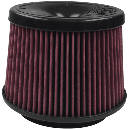 S&B Intake Replacement Filter for Jeep (1997-06) Wrangler 4.0L / Ford (2010-25) Expedition/F-150/F-250/F-350 (Cotton Cleanable, Red)