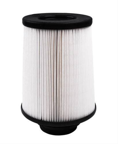 S&B Intake Replacement Filter for Chevy/GMC (2014-20) Suburban/Tahoe/Yukon/Escalade/1500 5.3L/6.2L (Dry Extendable, White)