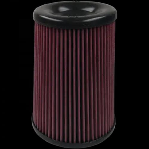 S&B Intake Replacement Filter for Chevy/GMC (1999-14) 1500/2500/3500/Avalanche/Suburban/Tahoe/Yukon, Gas / Chevy/GMC (2017-19) 2500/3500 Diesel / Cadillac (2002-13) Escalade / Nissan (2016-19) Titan / Ford (2017-19) F-250/F-350 (Cotton Cleanable, Red)