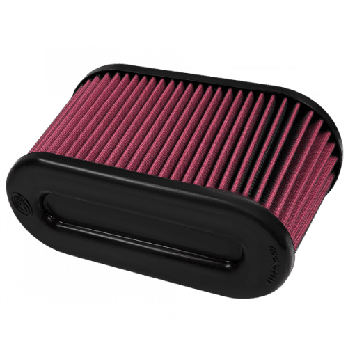 S&B Intake Replacement Filter for Volkswagen (2009-18) Golf/Passat/Jetta / Audi (2015-17) S3/A3 (Cotton Cleanable, Red)
