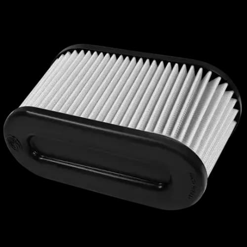 S&B Intake Replacement Filter for Volkswagen (2009-18) Golf/Passat/Jetta / Audi (2015-17) S3/A3 (Dry Extendable, White)