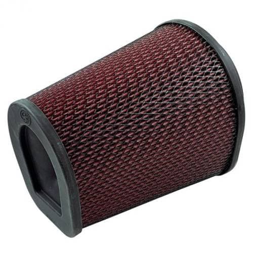 S&B Intake Replacement Filter for Ford (2011-26) F-250/F-350/F-450/F-550 6.7L, Diesel (Cotton Cleanable, Red)