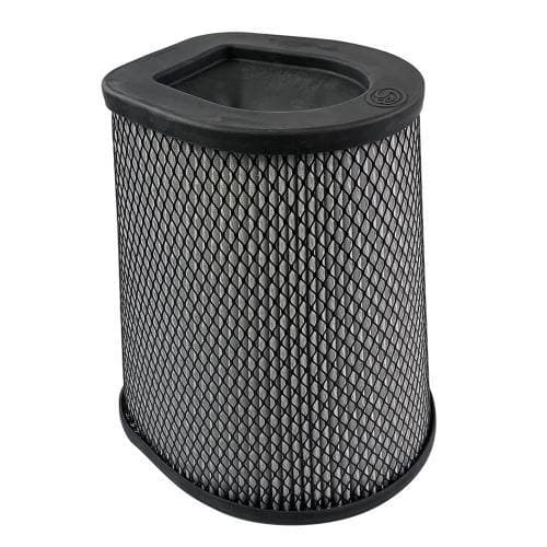 S&B Intake Replacement Filter for Ford (2011-26) F-250/F-350/F-450/F-550 6.7L, Diesel (Dry Extendable, White)