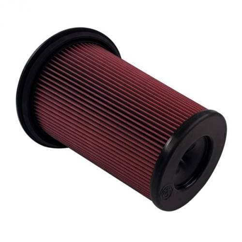 S&B Intake Replacement Filter for Cadillac (2021-25) Escalade / Chevy/GMC (2019-25) 1500 5.3L/6.2L / Chevy/GMC (2021-25) Suburban/Yukon/Tahoe 5.3L/6.2L (Cotton Cleanable, Red)