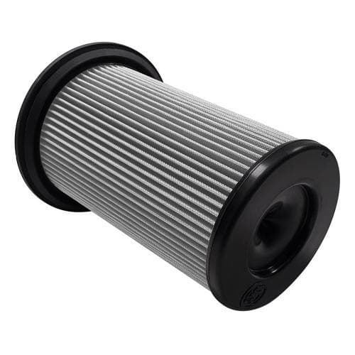 S&B Intake Replacement Filter for Cadillac (2021-25) Escalade 3.0L/6.2L, Diesel - Chevy/GMC (2021-25) Yukon, Suburban, Tahoe 3.0L, Diesel - Chevy/GMC (2020-25) 1500 3.0L, Diesel (Dry Extendable, White)