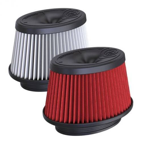 S&B Intake Replacement Filter for Jeep (2021-25) Wrangler 6.4L, Gas (Cotton Cleanable, Red)