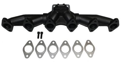 Diesel Power Source 3-Piece Exhaust Manifold, Dodge (1998.5-02) 5.9L Cummins 24V, w/gaskets (T4 Kit)