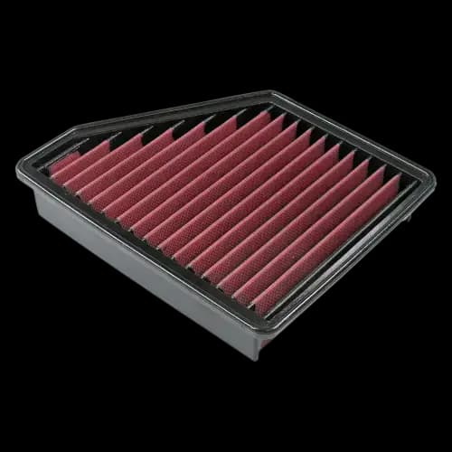 S&B Stock Replacement Filter for Chevy Camaro (2010-15) Cotton, Cleanable (Red)