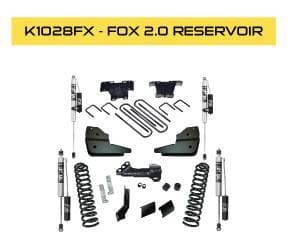 Superlift 4" Lift Kit for Ford (2023) F-250/F-350 Super Duty - Fox 2.0 Reservoir Shocks (4WD)