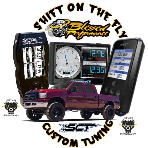 Blessed Performance Custom Tunes, Ford (2003-07) 6.0L, Shift On The Fly SCT Tune Pack