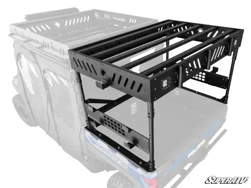 SuperATV Outfitter Bed Rack for Polaris (2013-19) Ranger XP 900 (No Cube Lights, No Shelf, No Wiring Harness)